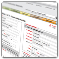 Saved Billing Shipping Info