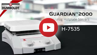 Video Thumbnail for Humboldt H-7535 OHAUS Guardian™ 2000 Analog Hotplate Stirrers