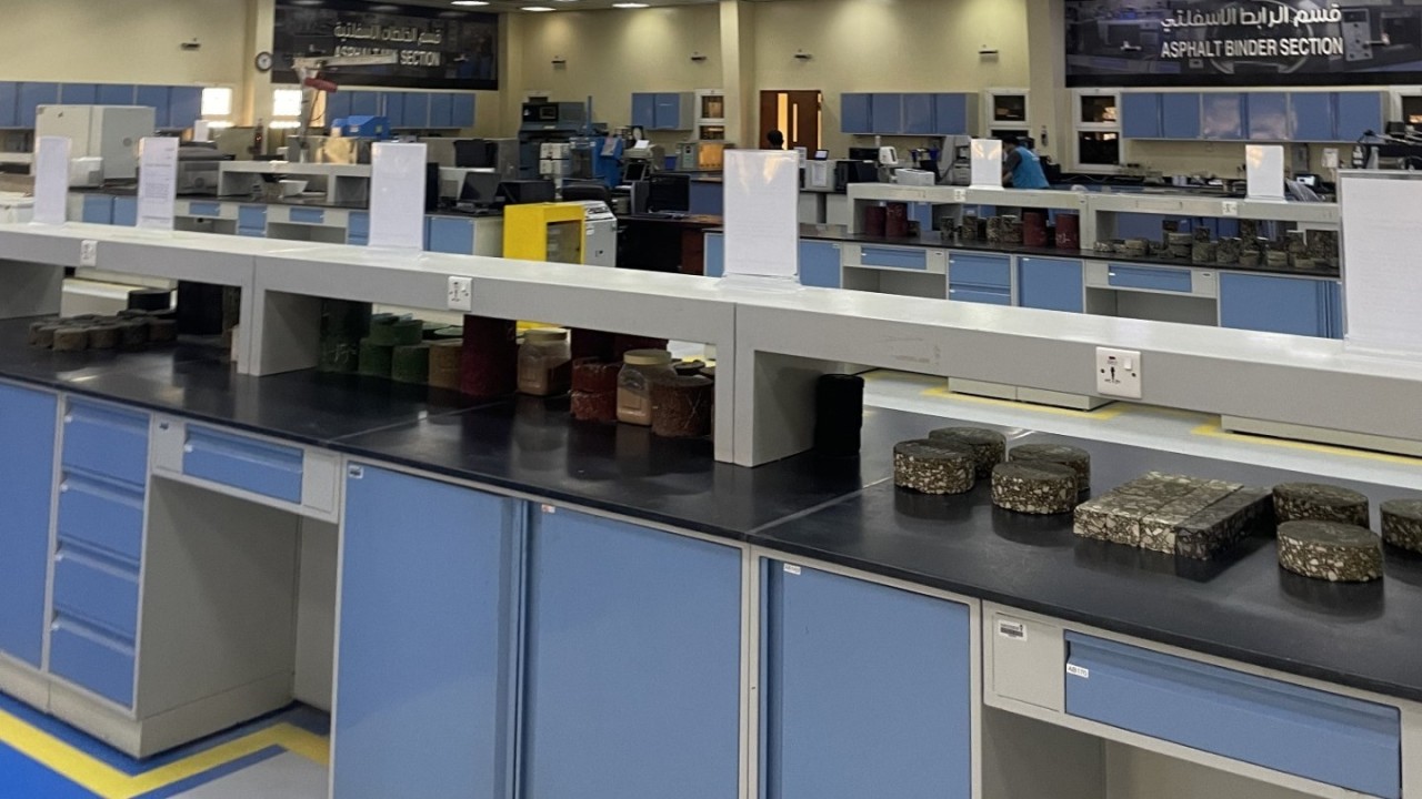 Asphalt Lab in Riyadh, Saudi Arabia