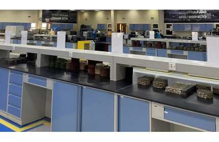 Asphalt Lab in Riyadh, Saudi Arabia