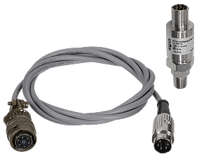Pressure Transducer, 10,000 psi with Cable and Plug