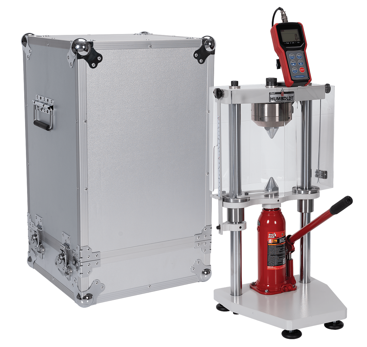 Point Load Tester for Rock Specimens