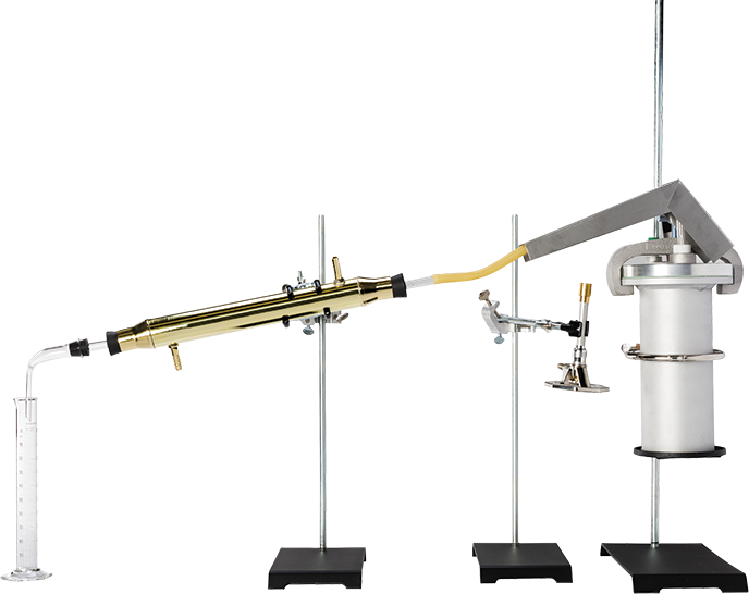 Distillation Set for Residue and Oil Distillate in Emulsified Asphalts