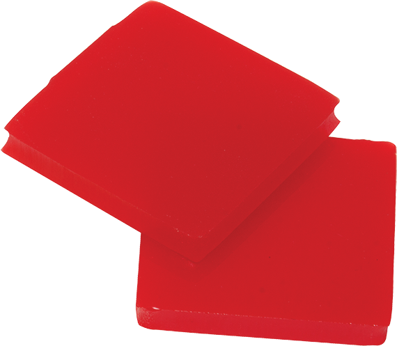 Cement Cube Compression Pad, Red, 2"