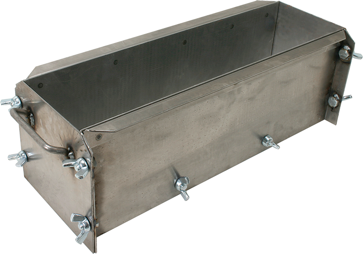 Concrete Beam Mold, Lightweight, 6" x 6" x 22"