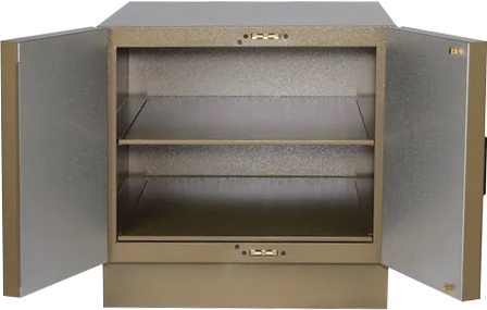 Storage Cabinet for Ovens with 2 Slide Out Shelves