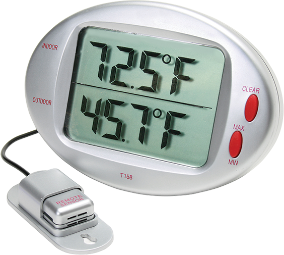 Indoor/Outdoor Min/Max Digital Thermometer