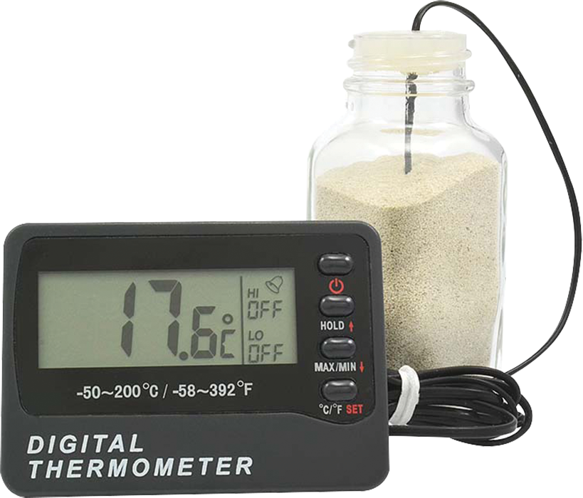 Min/Max Alarm, Digital Bottle Thermometer