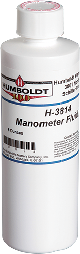 Manometer fluid, 8oz (240ml) for Blaine Air Apparatus
