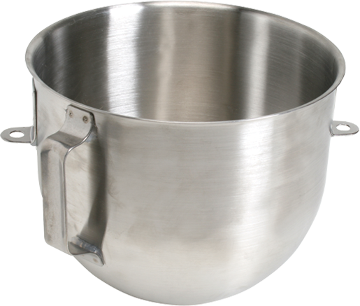 Bowl, stainless steel, 5 qt. (4.73L)