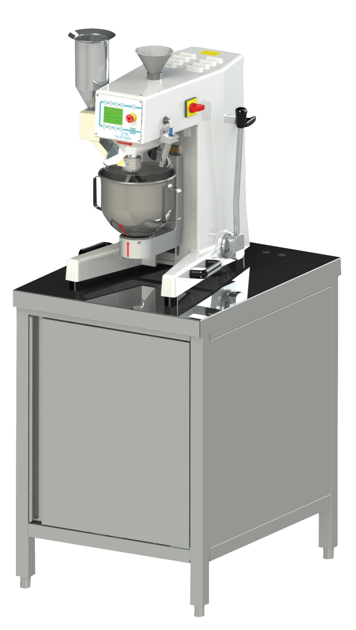 Automatic planetary type mixer for mortars and cements