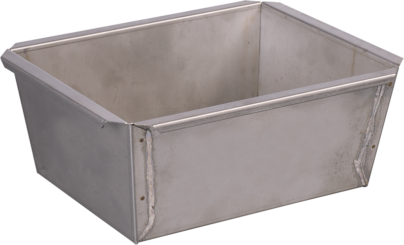 Stainless Steel Pan, 9.75" x 7.75" x 4.25"D (248 x 197 x 108mm)