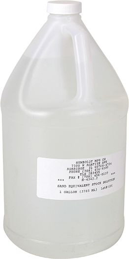 Sand Equivalent Stock Solution Sand Equivalent Stock Solution, 1 gal. (3.8L)