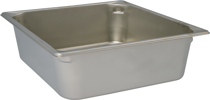 SS Mixing Pan, 13.875 x 12.75 x 2.5" (346 x 323 x 63mm)