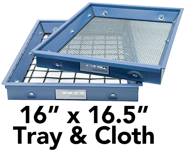 Screen Tray & Cloth, 16" x 16.5" (406 x 419mm)