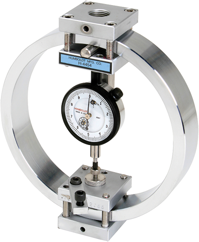 Load Ring with analog dial indicator, 5500lbf, 25.0kN, 2500kgf