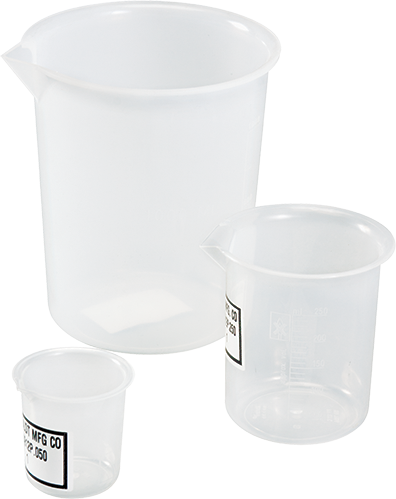Graduated Plastic Beakers; Capacity: 1,000 ml