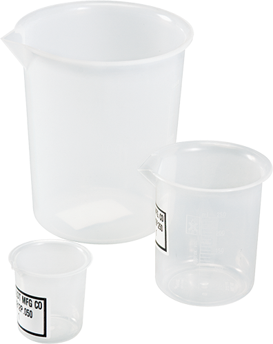 Graduated Plastic Beakers; Capacity: 250 ml