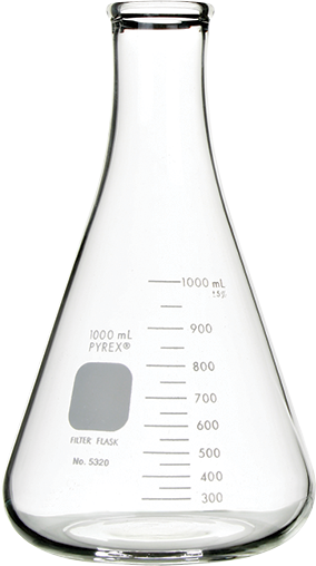 Erlenmeyer Flask; Capacity: 1,000 ml