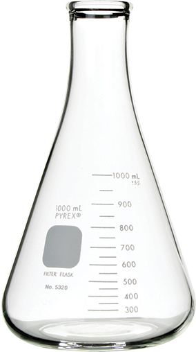 Erlenmeyer Flask; Capacity: 4,000 ml