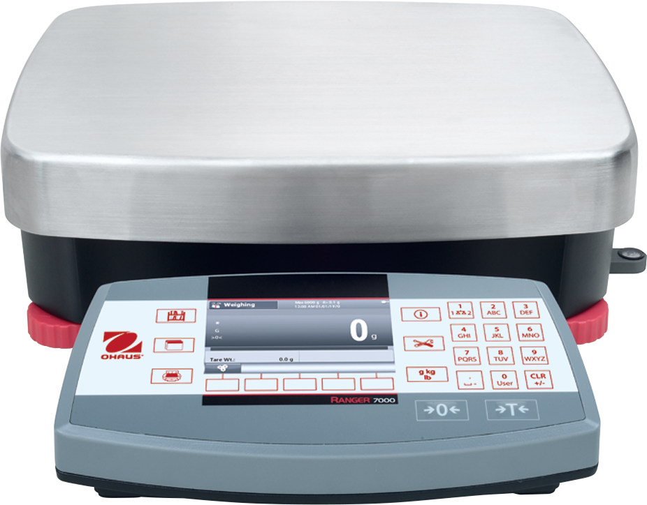 Ohaus Ranger 7000 High Capacity Balance, 35000g Capacity, 0.5g Readability, 220V 50/60Hz