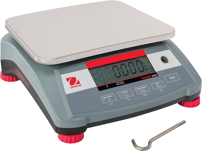 Ohaus Ranger 3000 Compact Bench Scales, 9,000 - 40,000g Capacity