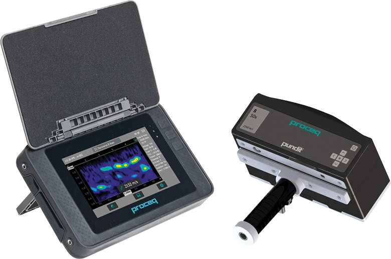 Pundit 250 Array, Rapid Ultrasonic Pulse Echoing Imaging