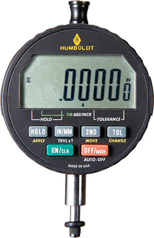 Digital Indicator, Range: .250" / 6.25mm, Resoultion: .0001" (.002mm)