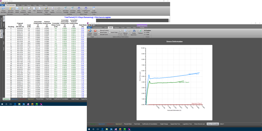 Direct Shear Module for NEXT Software