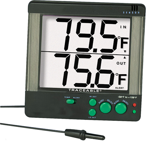 G 1710, Precise Universal Thermometer with Fixed Immersion Probe, Ø3mm