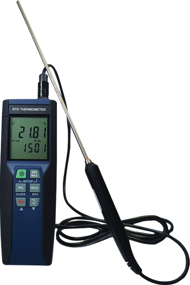 Thermometer, Data Logger, Pt100 Platinum