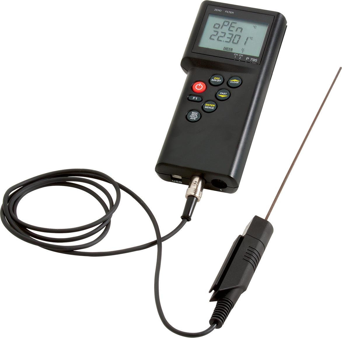 Remote Probe Digital Thermometer with Calibration - HTSS