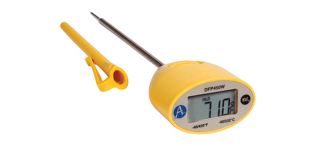 Waterproof Dual Scale Digital Thermometer with Min/Max and Hold