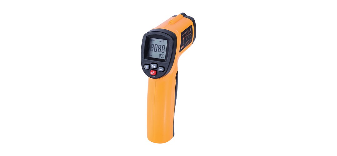 Traceable IR Gun Thermometer with Laser and Calibration