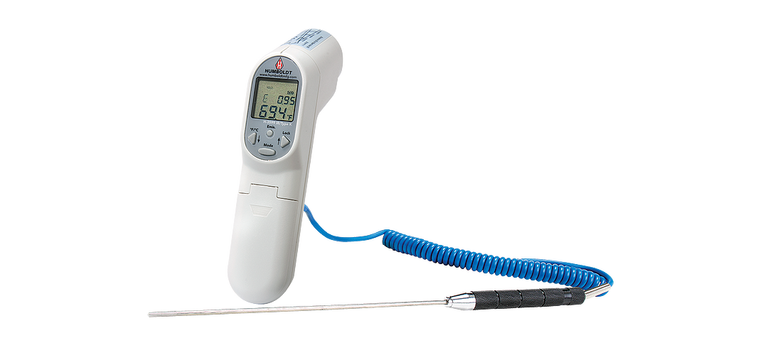 Thermometer, IR Gun, K Thermocouple Combo