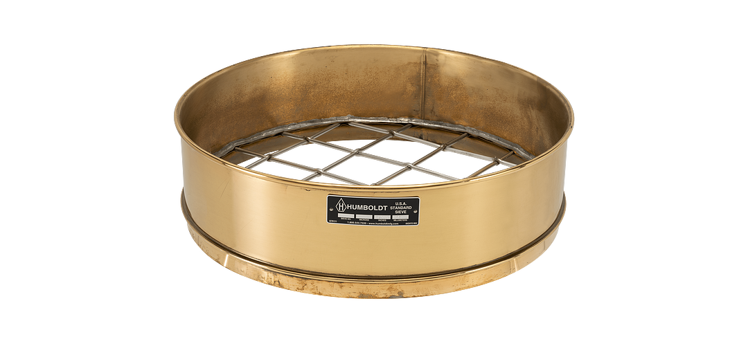 Sieve, Riddle 18" Diameter Stainless Mesh and Brass Frame
