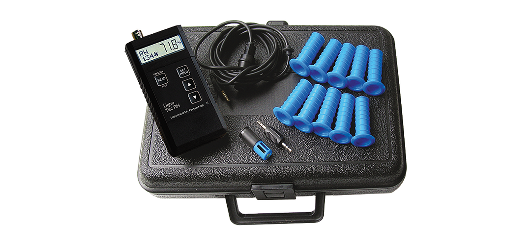 Concrete RH Moisture Meter Kit with BluePeg Sensor