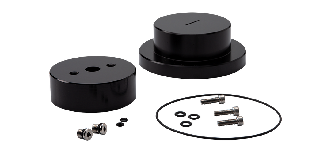Triaxial Cap and Base Set, Anodized Aluminum