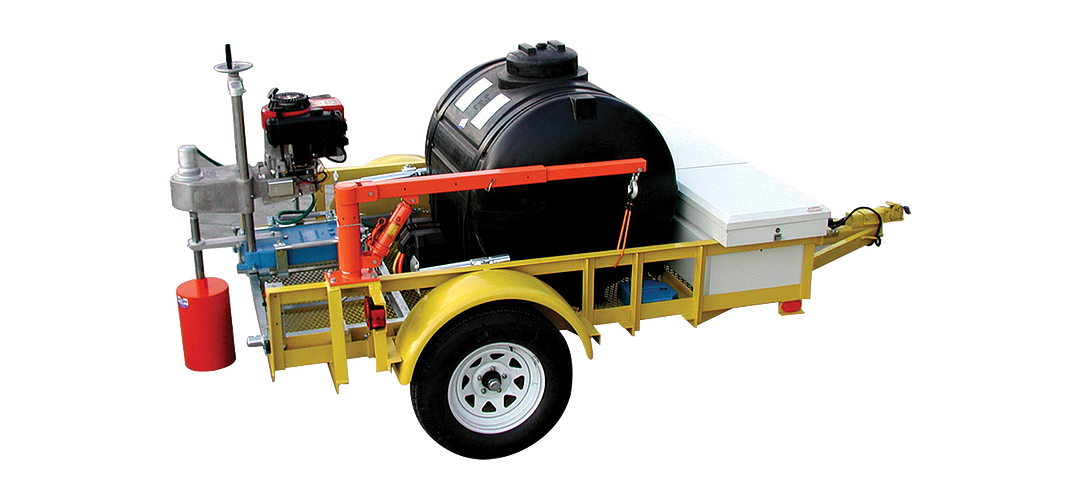 Core Drill, Trailer-Mount, Auger Capability