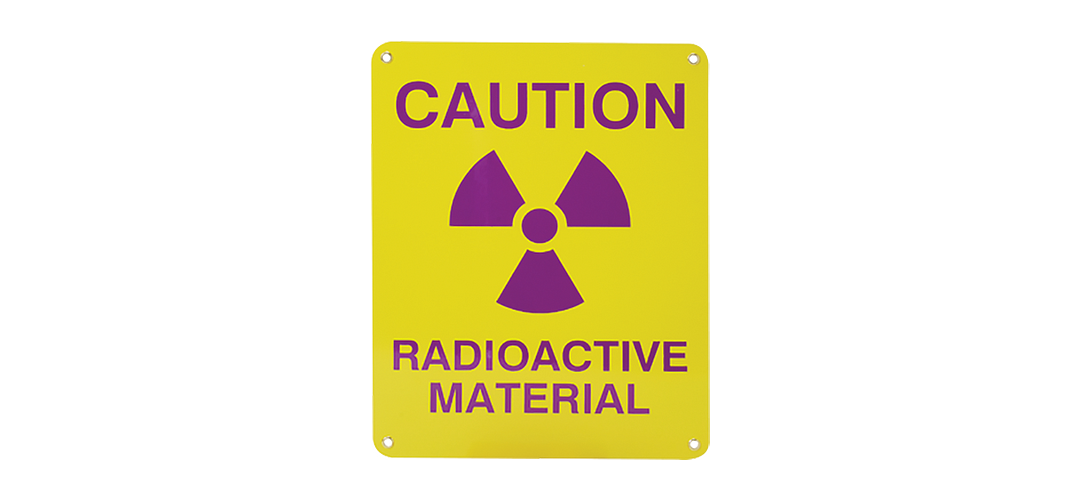 Sign, Caution Radioactive Material
