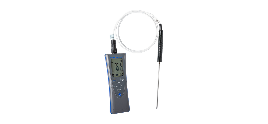 Pt100 Platinum Precision, Hand-Held Thermometer