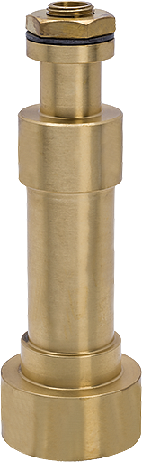 Brass Sayboldt viscometer tube w/ stainless steel universal orifice