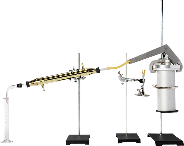 Distillation Set for Residue and Oil Distillate in Emulsified Asphalts