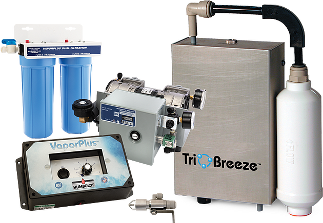 VaporPlus Curing Room Humidity System and TriOBreeze