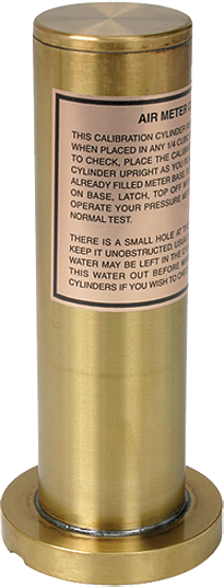 Concrete Air Meter Calibrator (5%), Brass