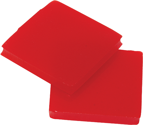 Cement Cube Compression Pad, Red, 2"