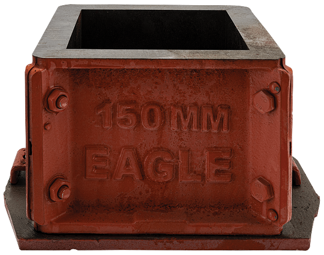 Concrete Cube Mold, Steel, Heavy-Duty