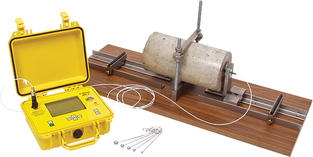 E-Meter for Flexural Resonance of Concrete