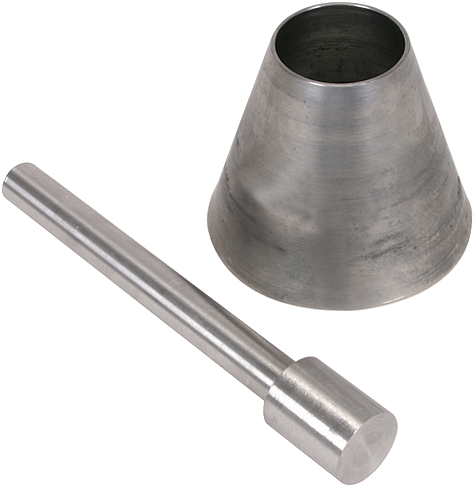 Conical Mold and Tamper for Fine Aggregate