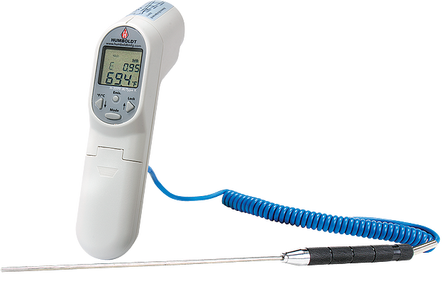 Thermometer, IR Gun, K Thermocouple Combo